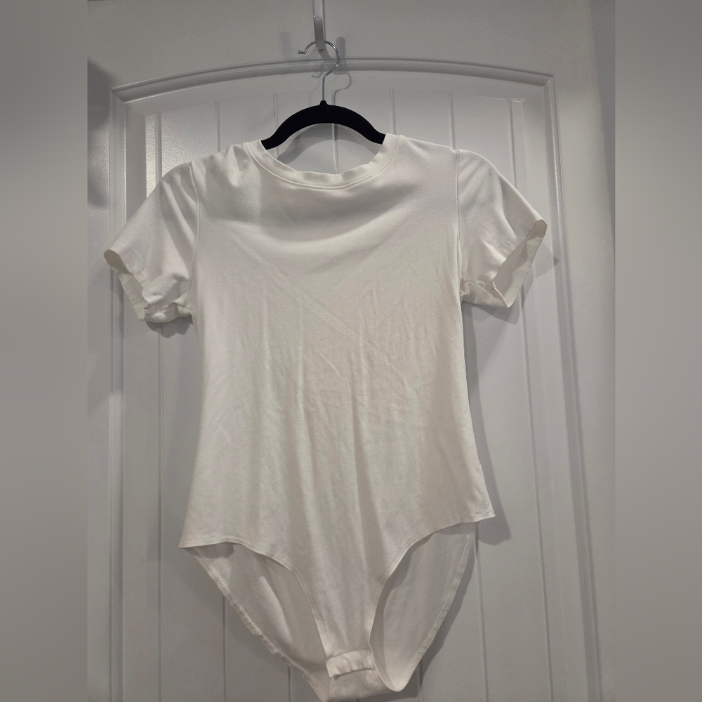 NWOT Elegant White Women's Bodysuit